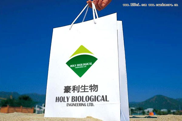 豪利生物企業(yè)手提袋設(shè)計(jì)效果