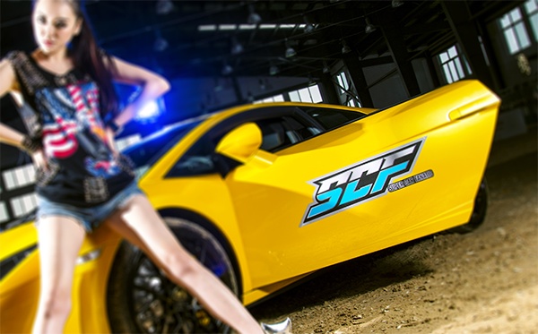 scf超跑俱樂部,超級跑車俱樂部,濟(jì)南標(biāo)志設(shè)計(jì),濟(jì)南設(shè)計(jì)